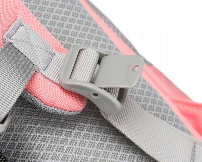 Rucsac de scoala roz din poliester respirabil - Peterson PTR-PTN PS1-6043 PI [11]