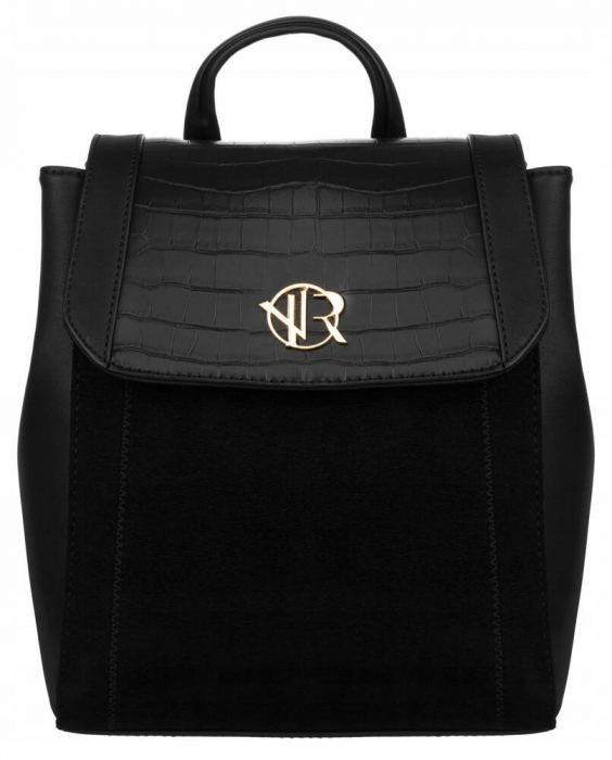 Rucsac clasic de dama din piele ecologica - Rovicky PTR-R-PLEC-ALE-1-3561 BL [2]