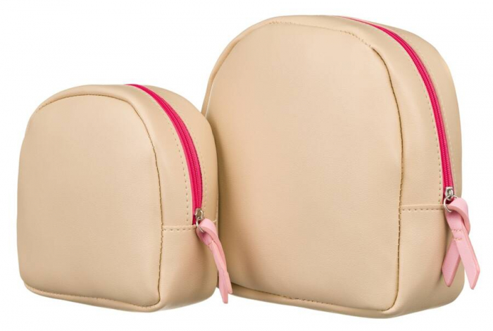 Set doua genti cosmetice dama din piele ecologica - Rovicky PTR-R-261-9398 BE [2]