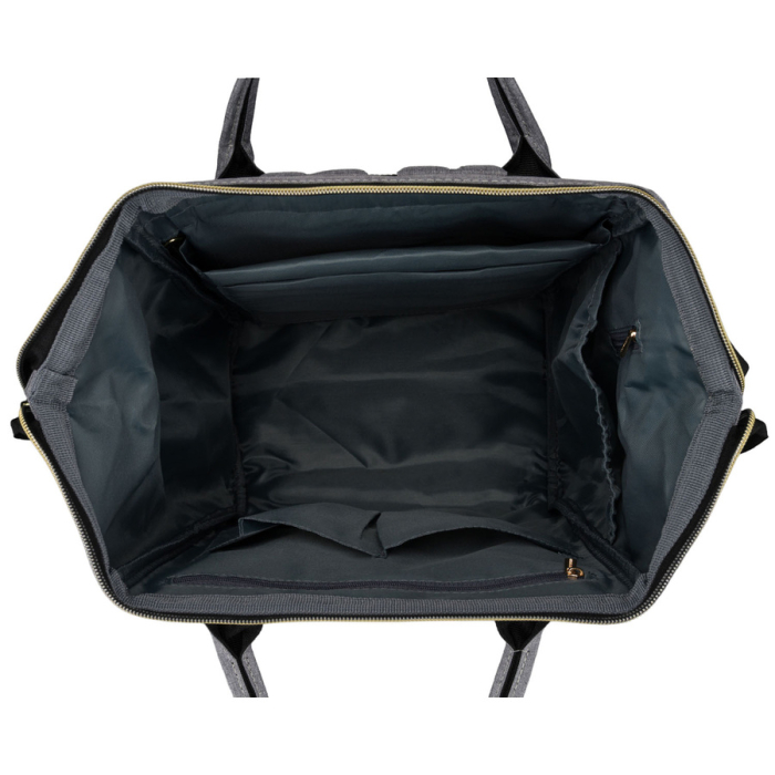 Rucsac gri pentru femei din poliester cu fermoar sigur - Peterson PTR-PTN ALFA GRAY [18]