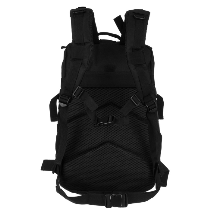 Rucsac militar tactic mare, fabricat din nailon negru - Peterson PTR-PTN BL096-8090 BLACK [9]