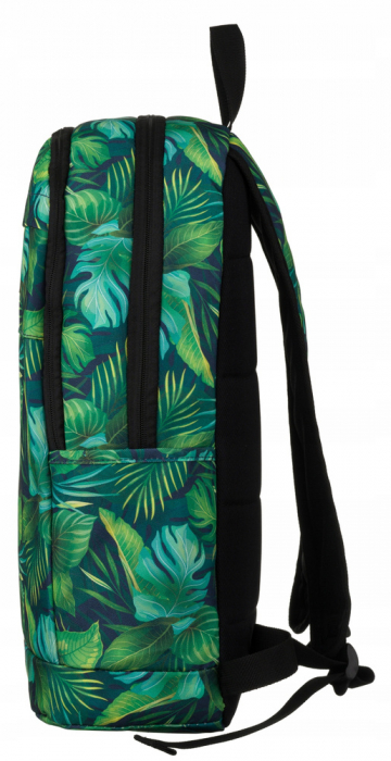 Rucsac clasic de damă din poliester cu model de plante - Rovicky PTR-R-PST-9275 03 [3]