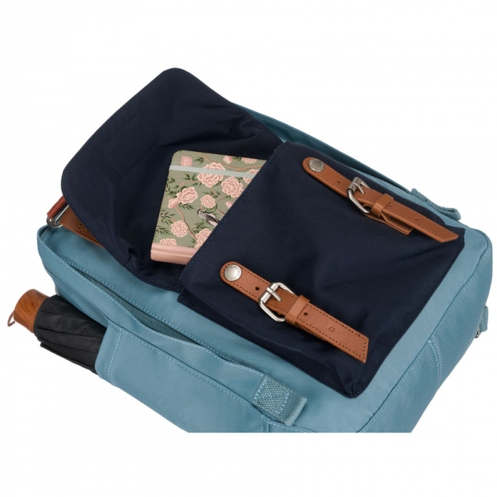 Rucsac urban albastru cu spațiu pentru laptop - Himawari PTR-188L-75(1) [14]