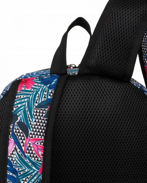 Rucsac pentru școală sport cu model de plante cu buzunar frontal - Peterson PTR-PTN 79907-8306 PRINT [10]