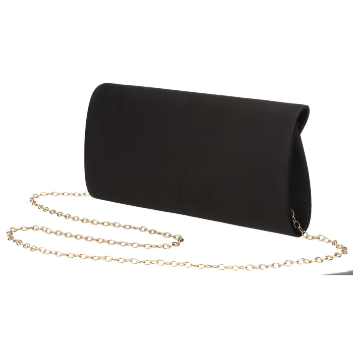 Geantă tip clutch pentru femei din material sintetic de culoare neagră - Rovicky PTR-R-XS029-3-0764 BLACK [3]