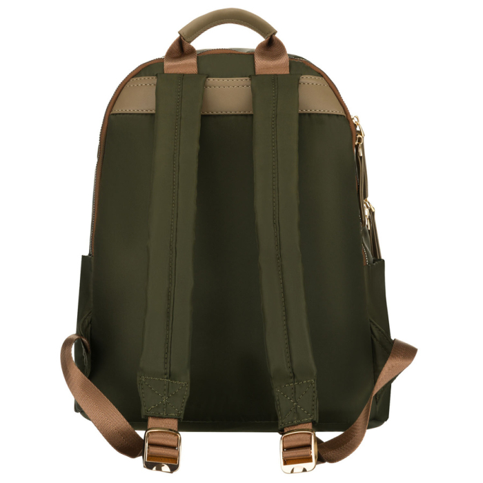 Rucsac verde, urban, pentru femei, din poliester, cu fermoare - Peterson PTR-PTN JN-11-0177 GREEN [10]