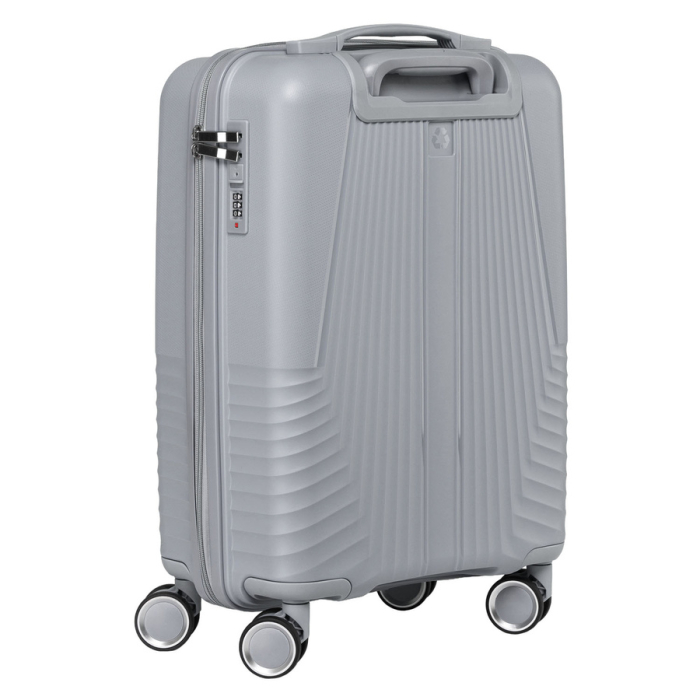 Valiză de cabină gri cu mâner telescopic - Peterson PTR-PTN PP-09-W-S-1563 G [2]