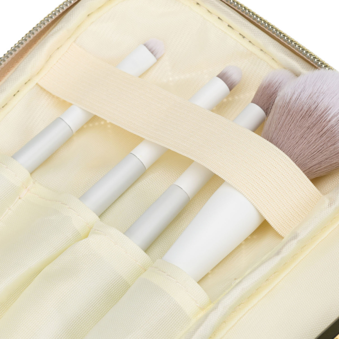 Geantă cosmetică cu un singur compartiment, din material sintetic, de culoare bej - Peterson PTR-PTN KOS-DA-10-3194 B [8]