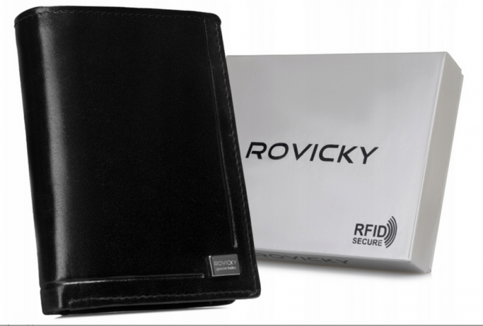 Portofel barbati din piele naturala Rovicky PTR-CPR-125-BAR-4177 BL [11]