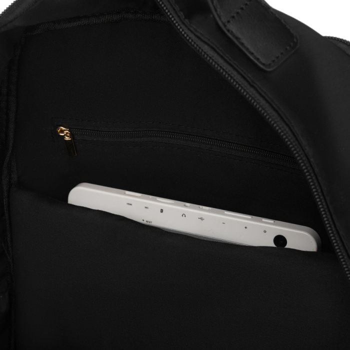 Rucsac negru din nailon pentru femei cu curea de bagaj - Peterson PTR-PTN JN-09-0047 BLACK [12]