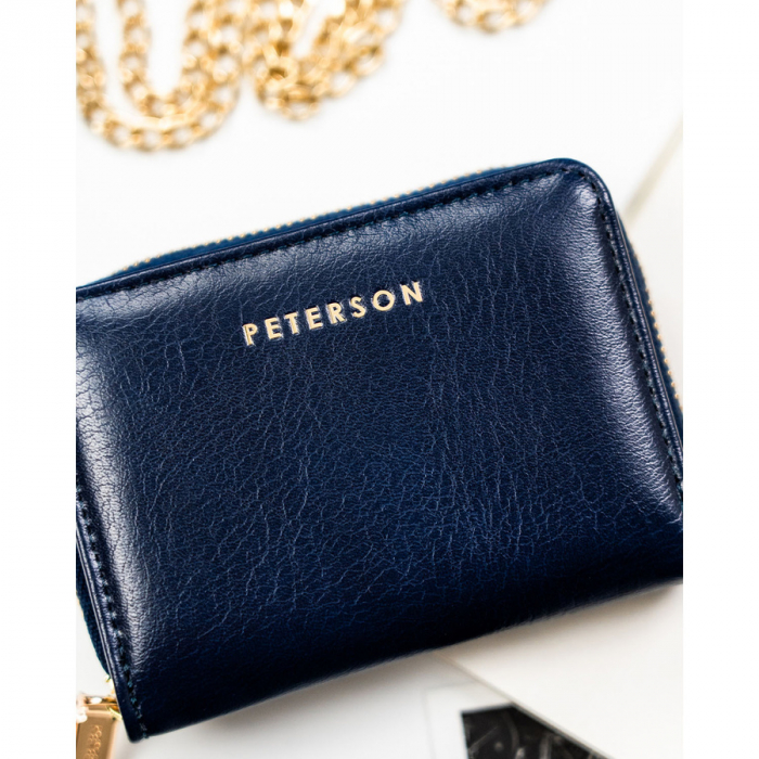 Portofel dama din piele Peterson PTR-PTN 010-HF-1572 NAVY [4]