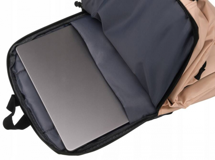 Rucsac mare, încăpător pentru femei, cu spațiu pentru laptop - Peterson PTR-PTN 77707-8315 BEI [8]