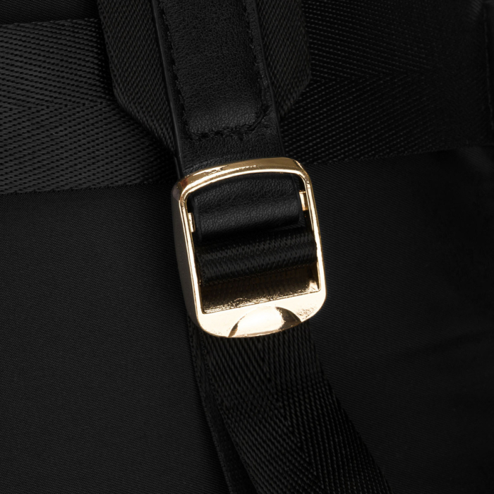 Rucsac de damă negru din nylon cu bretele reglabile - Peterson PTR-PTN JN-08-9980 BLACK [16]