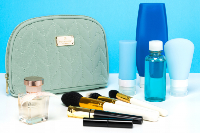 Geantă practică pentru cosmetice de damă, în verde - Peterson PTR-PTN K24-03-5895 GREE [7]