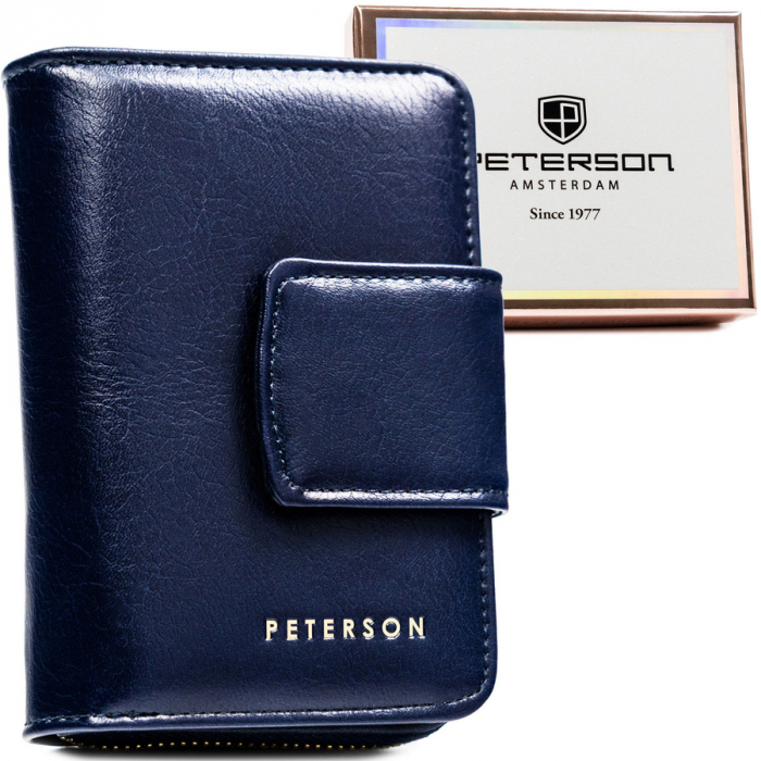 Portofel dama din piele Peterson PTR-PTN 009-HF-1534 NAVY [1]