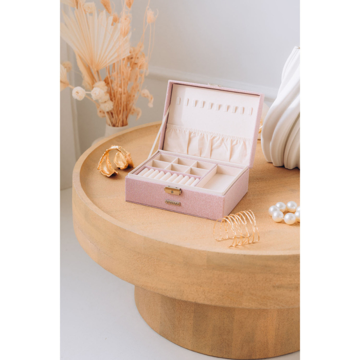 Cutie de bijuterii cu cheie, roz - Peterson PTR-PTN SZK-11-5936 PINK [3]