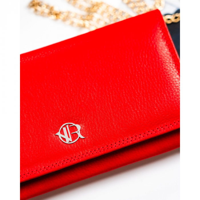 Portofel dama din piele naturala Rovicky PTR-R-D1521-NCD-BL RED [3]