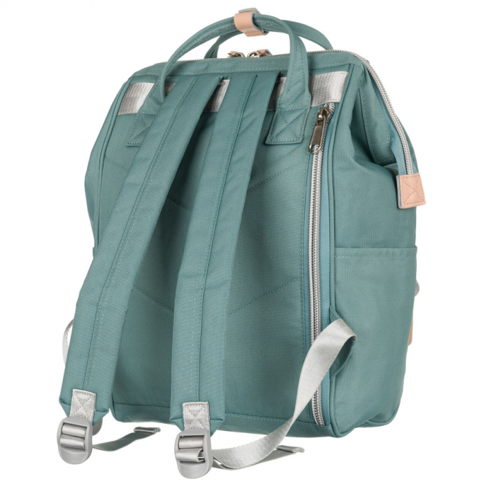 Rucsac spațios pentru laptop, verde mentă, cu port USB - Himawari PTR-1881-08(1) [4]