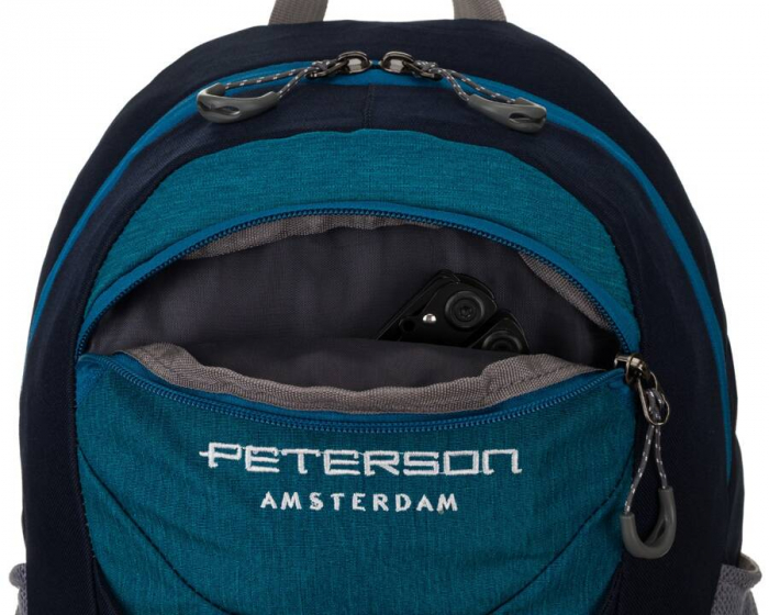 Rucsac usor pentru excursii cu buzunare si fermoar - Peterson PTR-PTN JPS-03-8573 B-NA [6]