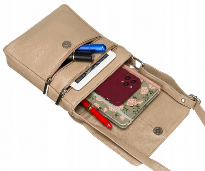 Geanta messenger dama din piele naturala - Rovicky PTR-R-TSL-06-CPDM-8989 B [7]