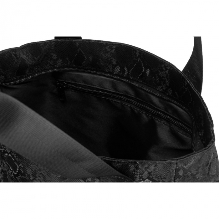 Geantă de damă neagră din poliester cu mânere confortabile - Rovicky PTR-R-TZ-01-2387 BLACK W [5]