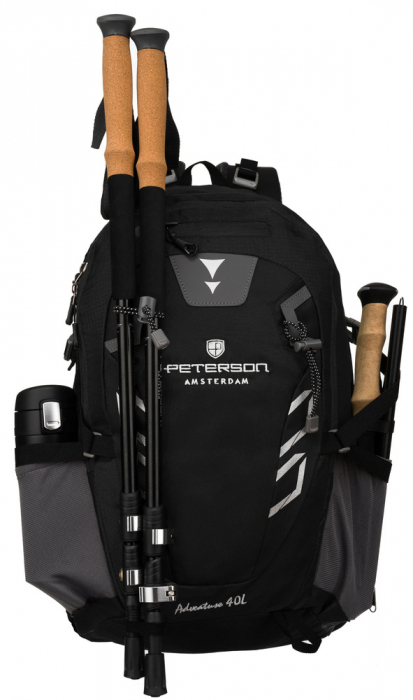Rucsac de trekking Adventure cu husă de ploaie - Peterson PTR-PTN JPS-01-8467 BL [4]