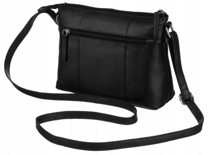 Geanta messenger de dama mica din piele naturala - Rovicky PTR-R-305-22-NS-0775 BL [4]