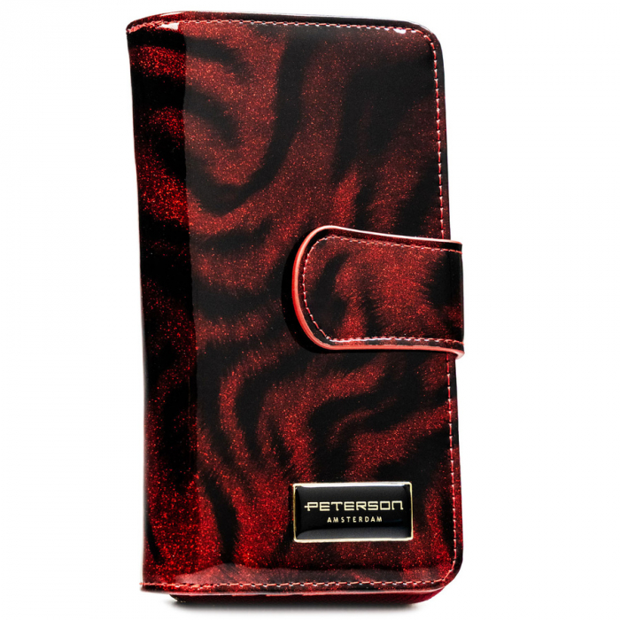 Portofel din piele pentru femei Peterson PTR-PTN PS116-TDS RED [2]