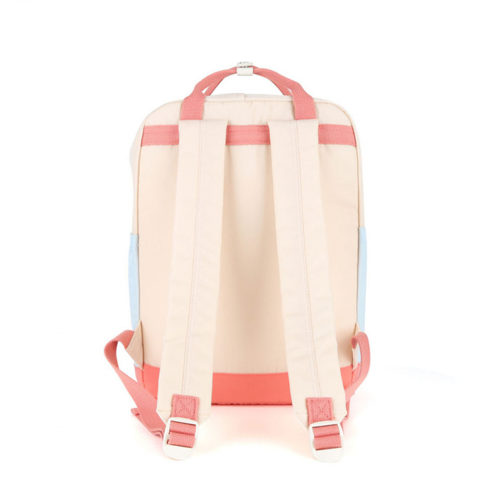 Rucsac urban multicolor pentru femei cu închidere cu fermoar - Himawari PTR-1088M-05 [3]