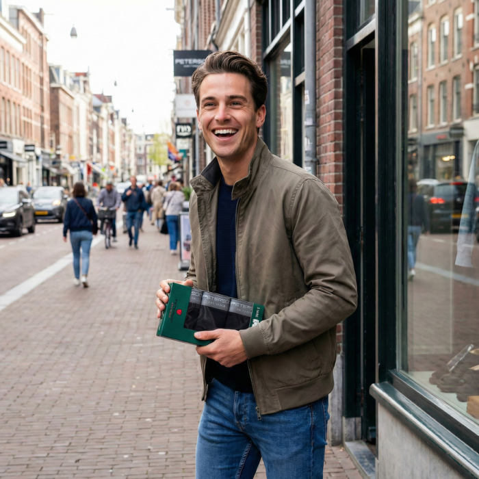 Set de 3 boxeri bărbătești din bumbac, mărimea L, negri - Peterson PTR-PTN MY-3-B01L-BL [10]