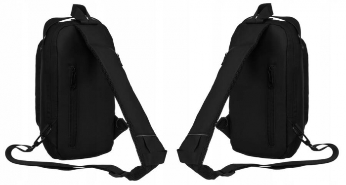 Rucsac de umar solid cu port USB - Peterson PTR-PTN 88040-7134 BL [3]