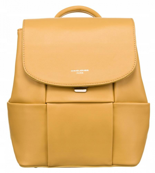 Rucsac clasic de dama din piele ecologica - David Jones PTR-6746-2 YELL [2]