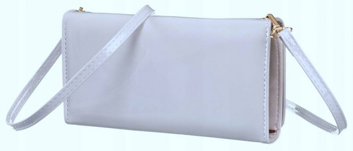 Geantă-portofel elegant 2 în 1, gri, cu închidere magnetică - Rovicky PTR-R-MW-01-6069 LIGHT [3]