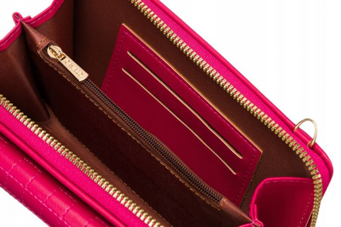 Mini portofel elegant cu o curea lunga, detasabila - 4U Cavaldi PTR-M-17-1453 MAGENTA [7]