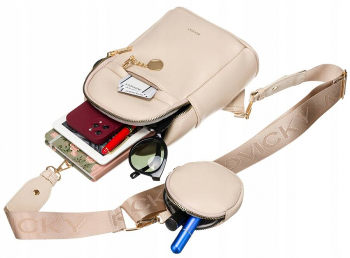 Geanta de umar dama din piele ecologica - Rovicky PTR-R-NER-ALE-8-8072 BEI [8]
