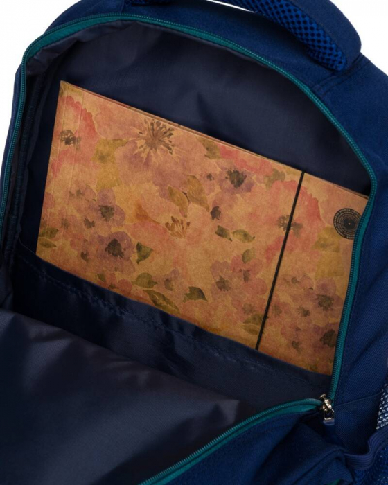 Rucsac de școală bleumarin cu spațiu pentru laptop - Peterson PTR-PTN PS2-6067 BLUE-GR [8]