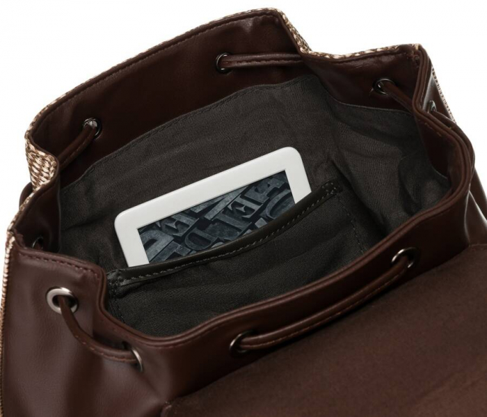 Rucsac elegant de dama din piele ecologica - David Jones PTR-6875-3 BRO [7]