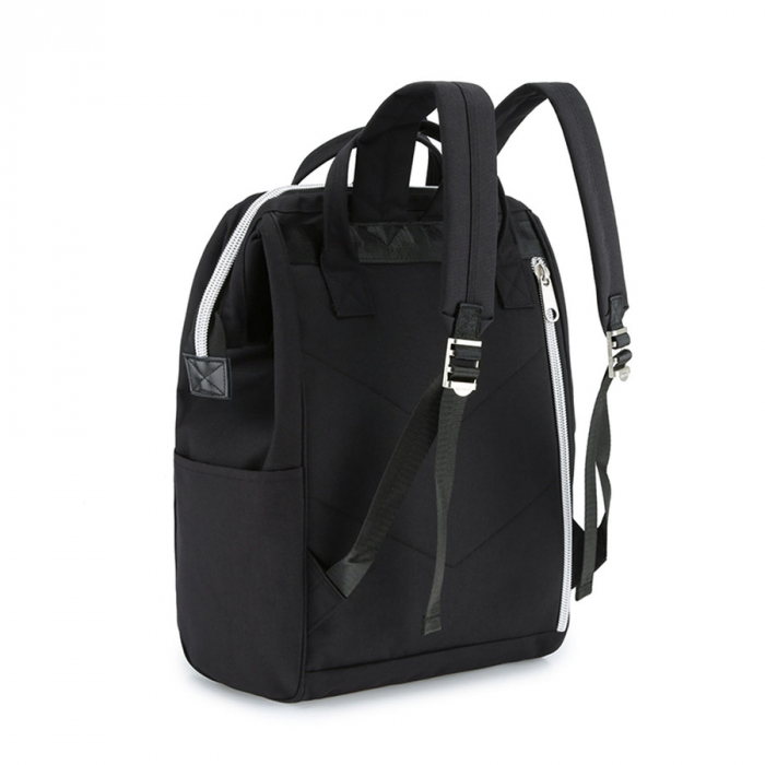 Rucsac negru spațios cu compartiment pentru laptop - Himawari PTR-1882-01(1) [3]