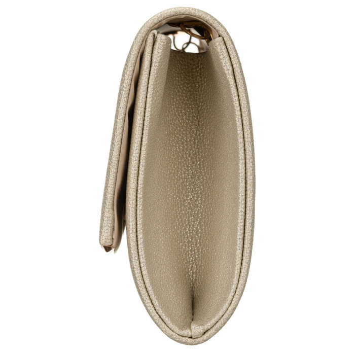 Geantă tip clutch pentru femei, de culoare aurie, din piele ecologică - Rovicky PTR-R-XS028-1-0603 GOLD [4]