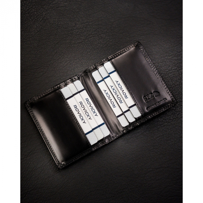 Portcard din piele naturala pentru barbati Cavaldi PTR-CW1015-LGV-5137 BL [8]
