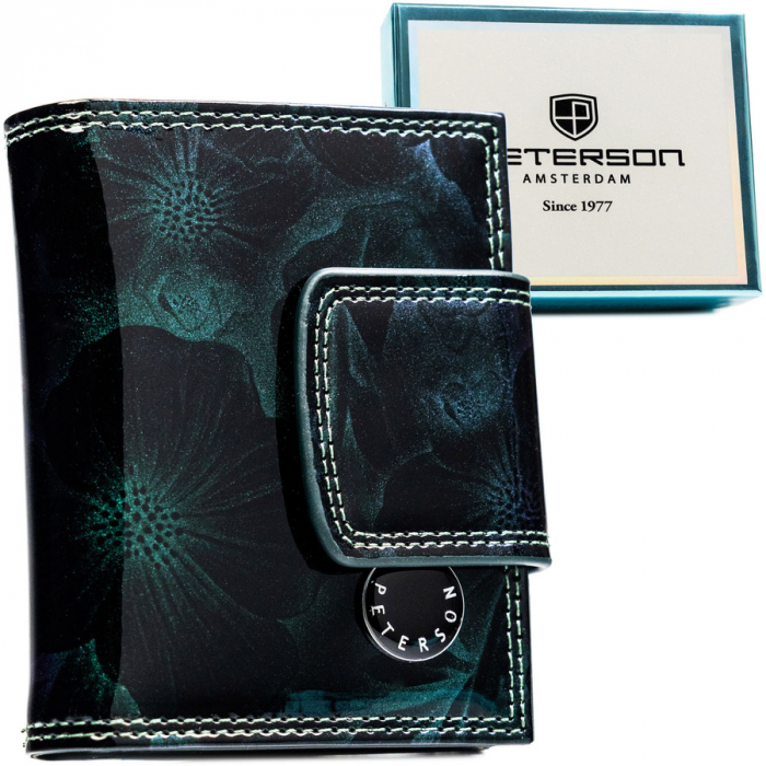 Portofel dama din piele naturala Peterson PTR-PTN PS329-FDS GREEN [1]