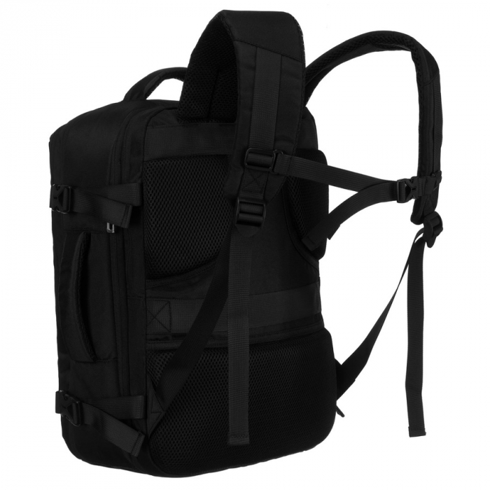 Rucsac negru de călătorie cu spațiu pentru laptop, perfect pentru bagajul de mână în avion - Peterson PTR-PTN 24403-6935 BLACK [9]