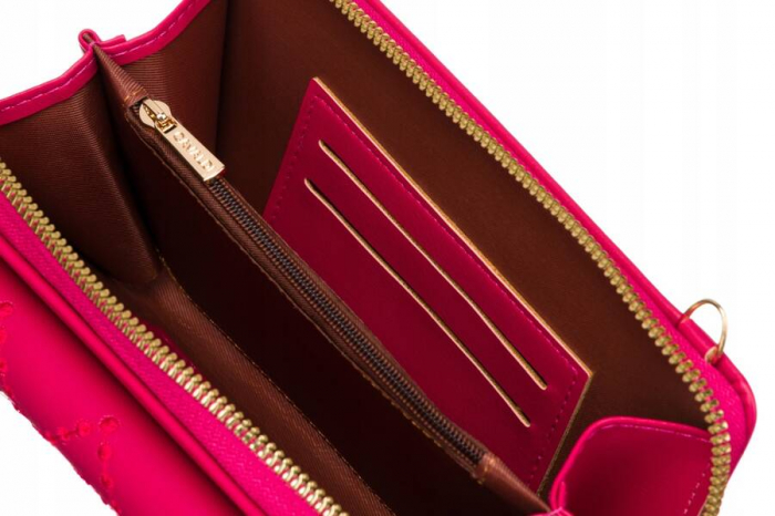Poșetă-portofel elegant cu curea lungă - 4U Cavaldi PTR-M-13-1286 MAGENTA [7]