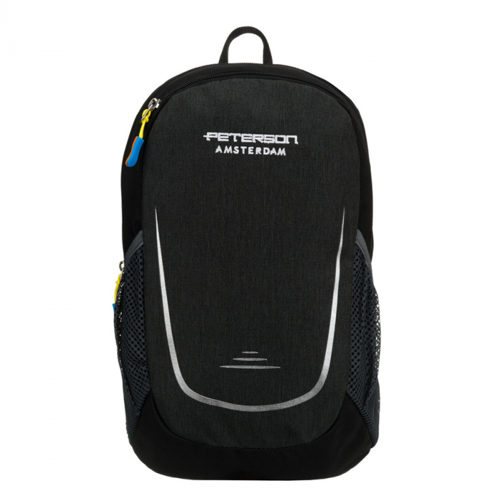 Rucsac negru de drumeție cu bretele reglabile - Peterson PTR-PTN SBY-03-8412 BLAC [2]