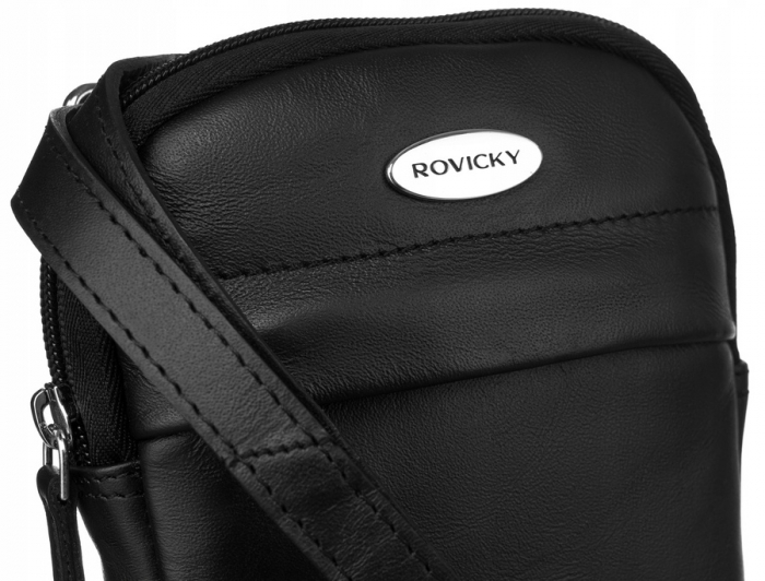 Geanta de mana mica de dama din piele naturala - Rovicky PTR-R-403-23-NS-0959 BL [4]