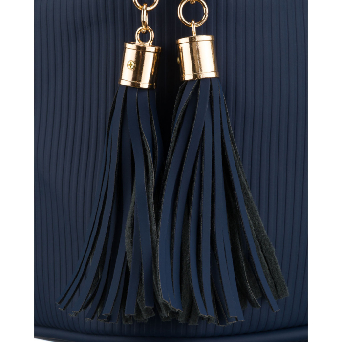 Geantă cosmetică din material sintetic bleumarin cu mâner practic - Peterson PTN KOS-DA-11P NAVY [7]