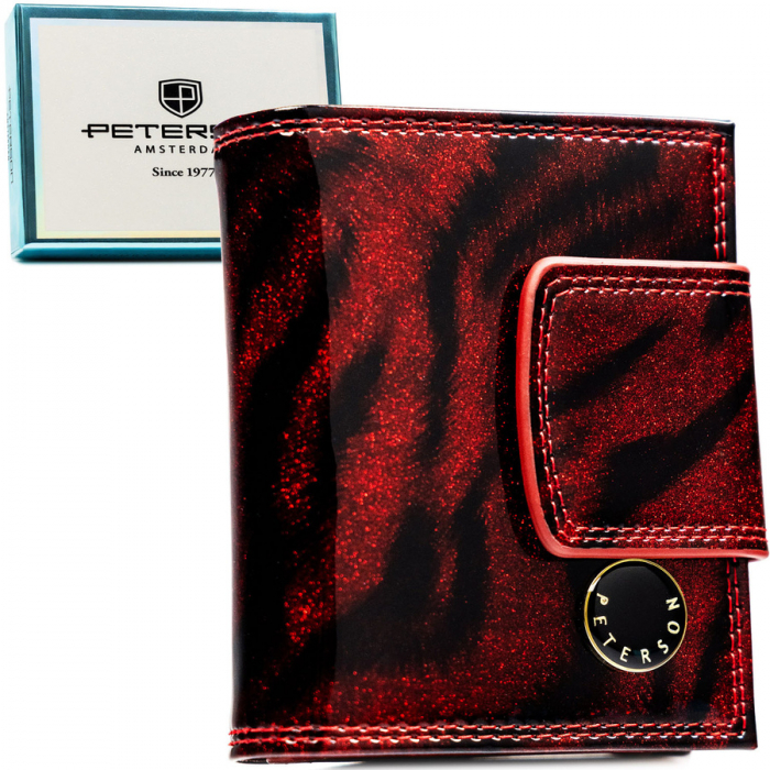 Portofel din piele pentru femei Peterson PTR-PTN PS329-TDS RED [1]