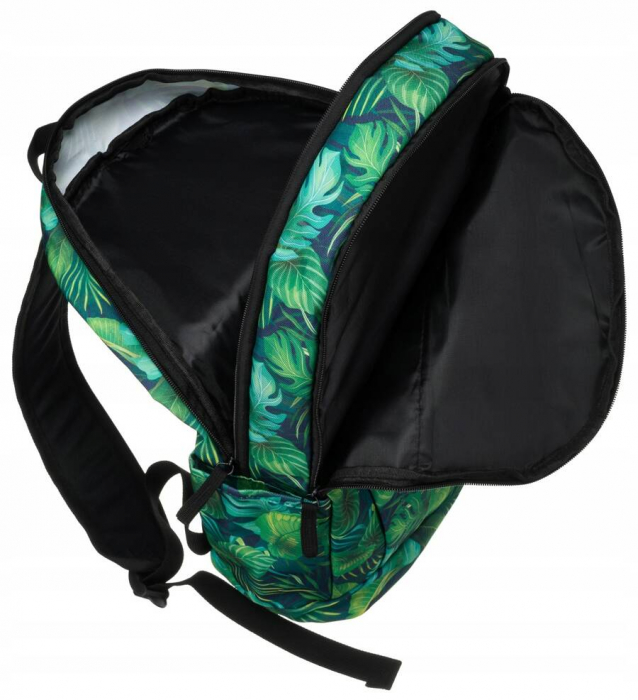 Rucsac clasic de damă din poliester cu model de plante - Rovicky PTR-R-PST-9275 03 [7]