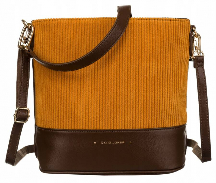 Geanta de dama din piele ecologica cu bareta detasabila - David Jones PTR-6877-2 MU [2]