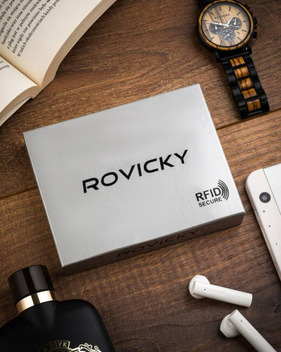Portofel barbati din piele naturala Rovicky PTR-CPR-022-BAR-0322 BL [11]